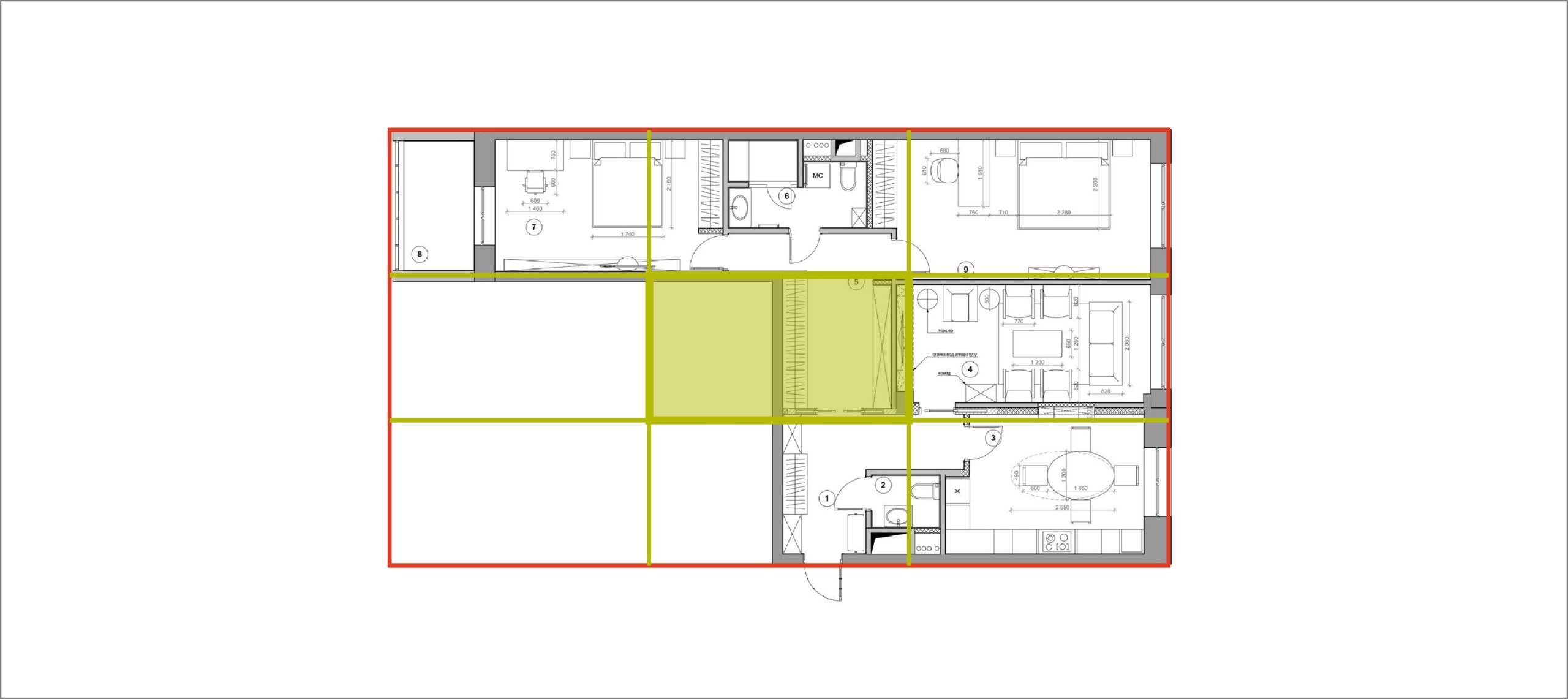 Центральная зона пространства